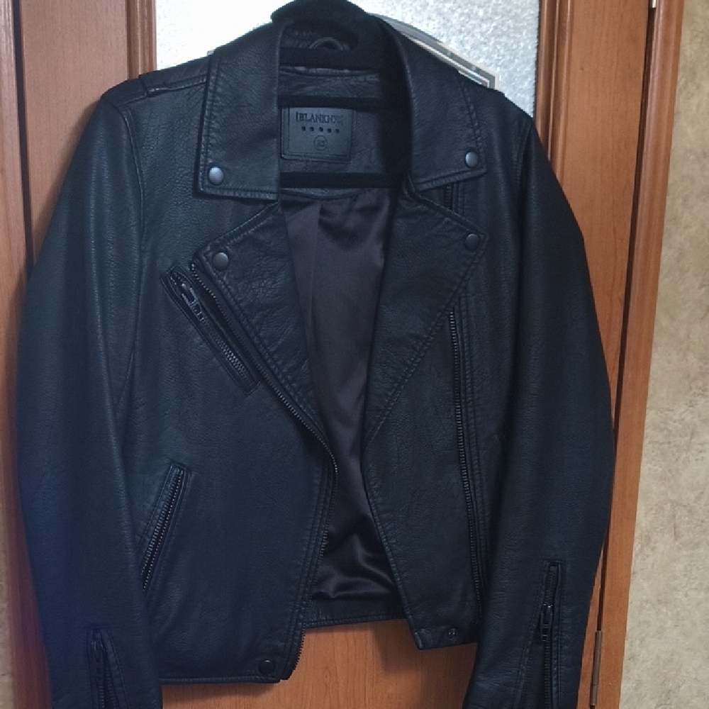 10items/$10 Black Leather Jacket